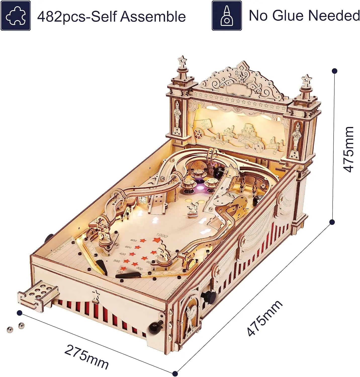 Robotime 3D Pinball Machine